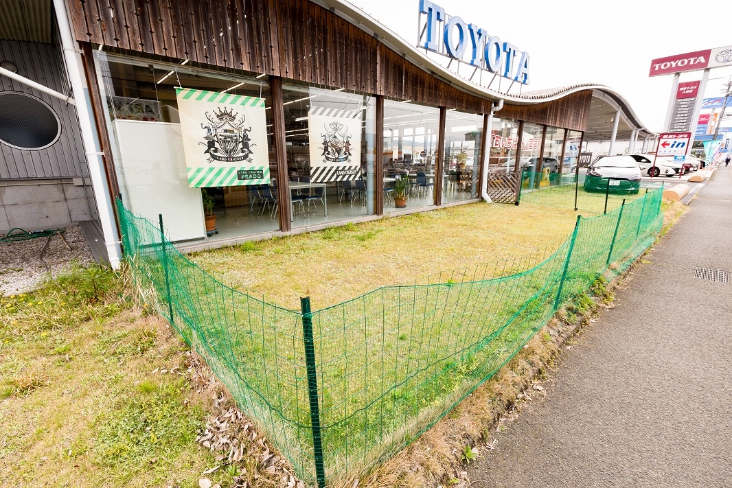 人吉店のドッグラン