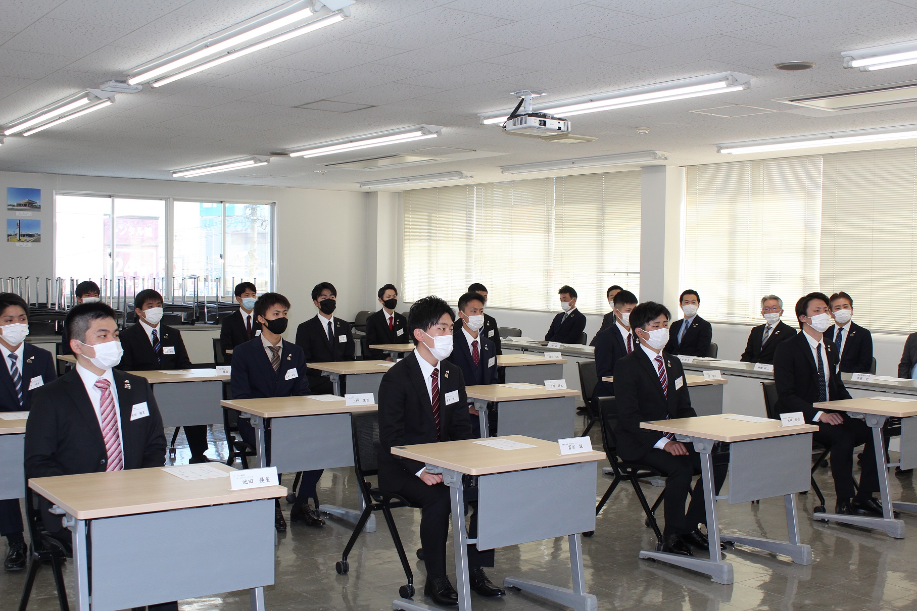 2021年度入社式を行いました。  熊本トヨタ自動車株式会社