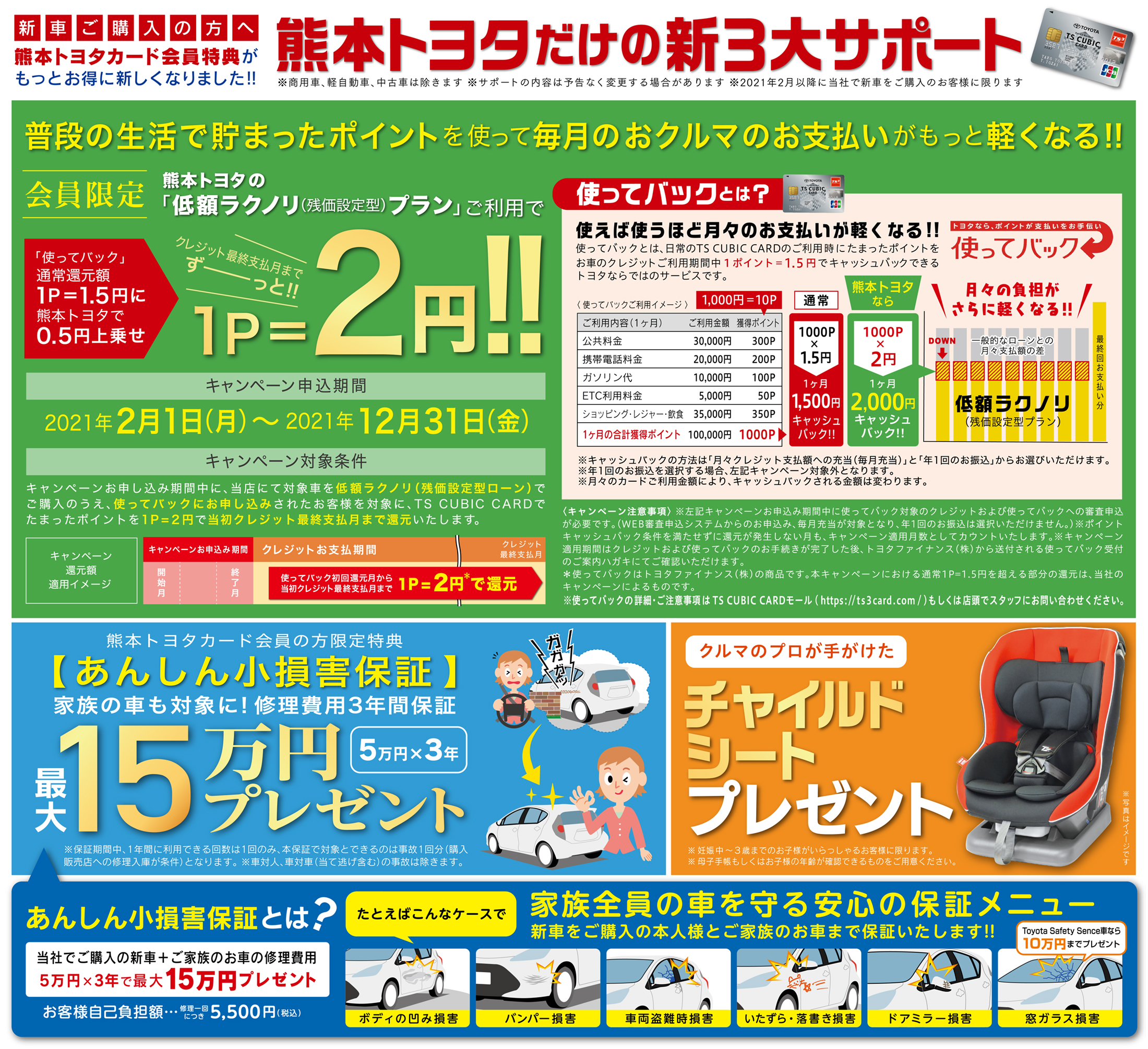 3大サポート 熊本トヨタ自動車株式会社 3大サポート 熊本トヨタ自動車株式会社