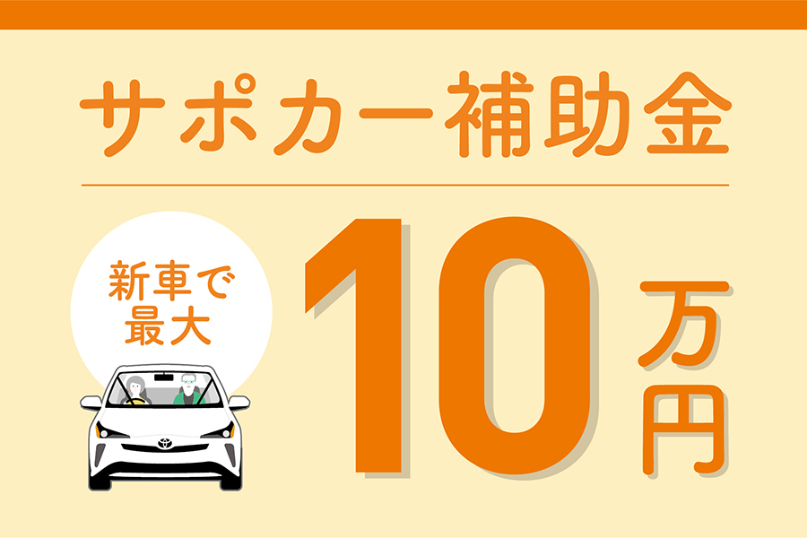 サポカー補助金10万円